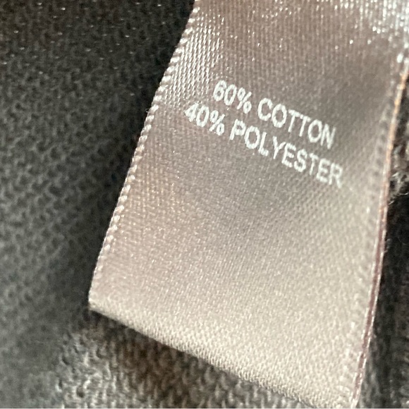 Marled French Terry Sweatshirt Shawl Collar Long Sleeve Pullover Size L Gray NWT - Picture 9 of 10